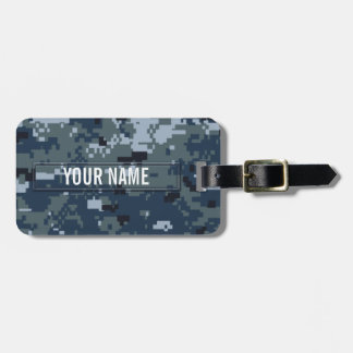 Etiqueta De Bagagem Camuflagem do marinho NWU customizável