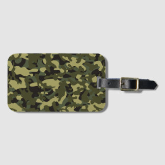 Etiqueta De Bagagem Camuflagem Euro Spring