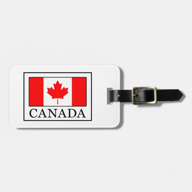 Etiqueta De Bagagem Canadá (Frente Horizontal)