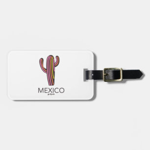 Etiqueta De Bagagem Caneca de café "viajar de avião" México