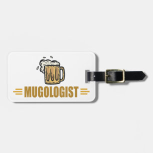 Etiqueta De Bagagem Caneca de Cerveja Engraçada