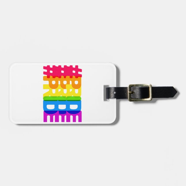 Etiqueta De Bagagem Caneca do Orgulho (Frente Horizontal)