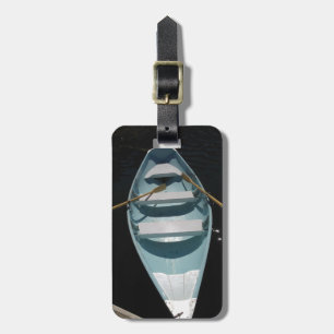 Etiqueta De Bagagem Canoa Azul