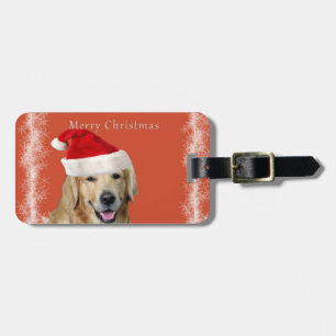 Etiqueta De Bagagem Cão de Natal
