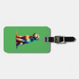 Etiqueta De Bagagem Cão de Wolfhound Irlandês