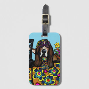 ETIQUETA DE BAGAGEM CÃO DO HIPPIE