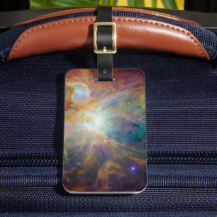 Etiqueta De Bagagem Caos no Coração de Orion Spitzer Hubble Composto