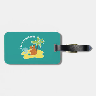 Etiqueta De Bagagem Capybara