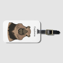 Etiqueta De Bagagem Capybara