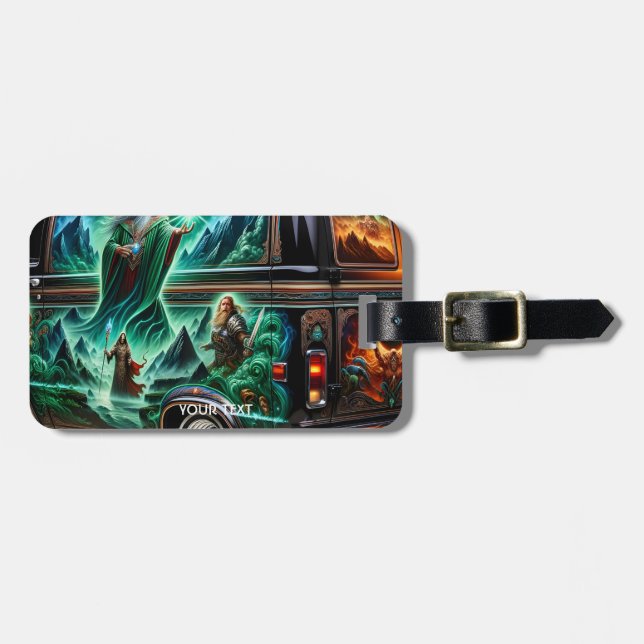 Etiqueta De Bagagem Car Fantasy Paint (Frente Horizontal)