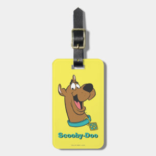 Etiqueta De Bagagem Cara feliz de Scooby-Doo