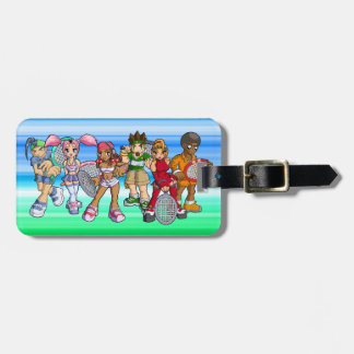 Etiqueta De Bagagem Caráteres do tênis do Anime