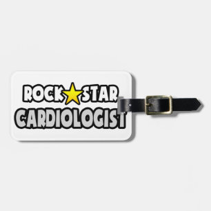 Etiqueta De Bagagem Cardiologista Rock Star