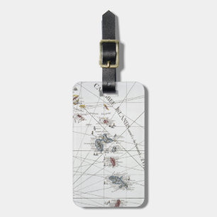 ETIQUETA DE BAGAGEM CARIBE: MAP, 1775