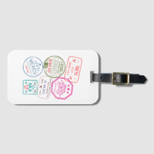 Etiqueta De Bagagem Carimbos do Passport