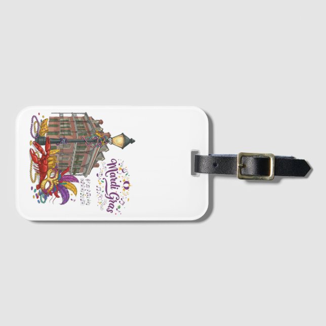 Etiqueta De Bagagem Carnaval (Frente Horizontal)