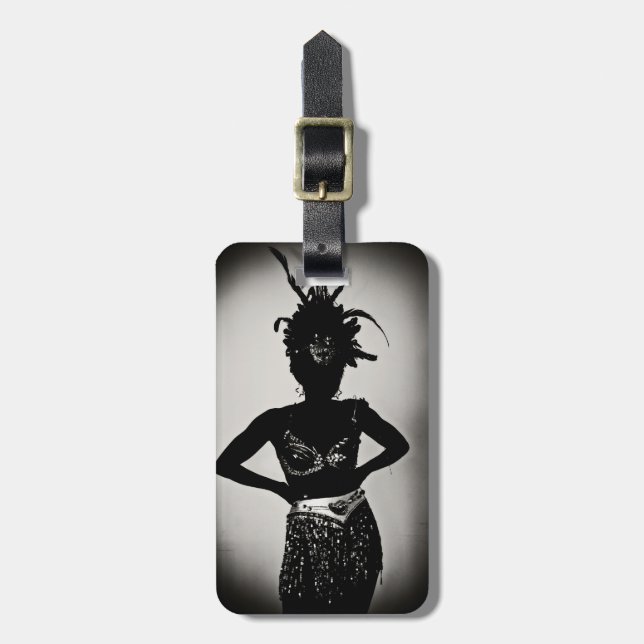 Etiqueta De Bagagem carnaval é uma b**** (Frente Vertical)