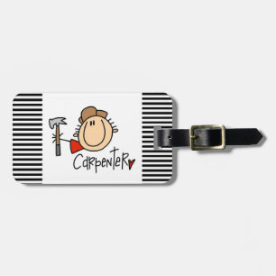 Etiqueta De Bagagem Carpinteiro masculino