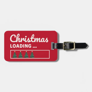 Etiqueta De Bagagem Carregamento de Natal...