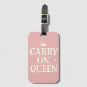 Etiqueta De Bagagem Carregar On, Rainha