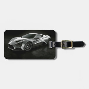 Etiqueta De Bagagem Carro de esportes