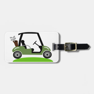 Etiqueta De Bagagem Carro de golfe