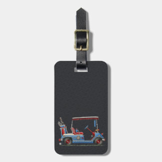 Etiqueta De Bagagem Carro de golfe bonito