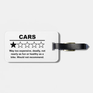 Etiqueta De Bagagem Carros de uma estrela