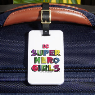 Etiqueta De Bagagem Carta de Cidade de Super Heróis DC