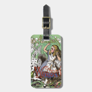 Etiqueta De Bagagem cartas de aventura de alice no país das maravilhas