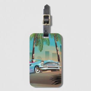 Etiqueta De Bagagem Cartaz de Carro Clássico Retro