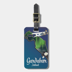 Etiqueta De Bagagem Cartaz de viagem Garðabær Islândia