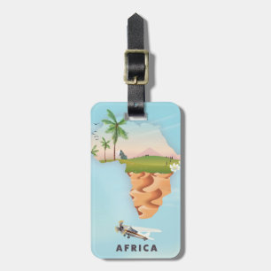 Etiqueta De Bagagem Cartaz de viagem para a África
