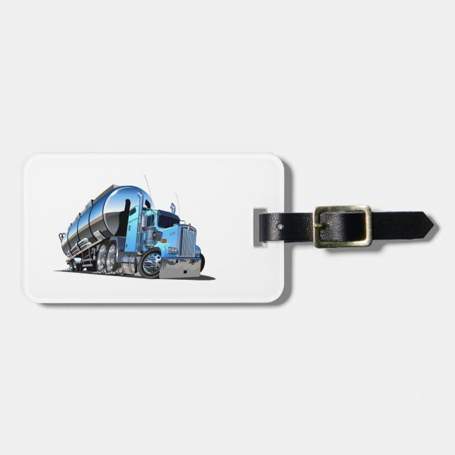 Etiqueta De Bagagem Cartoon fuel (Frente Horizontal)