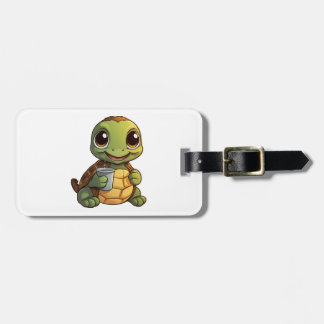 Etiqueta De Bagagem Cartoon turtle illustration Copy Copy Copy Copy Co
