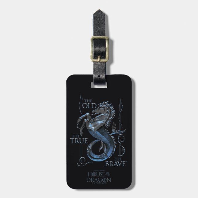 Etiqueta De Bagagem CASA DO DRAGÃO | House Velaryon Sigil (Frente Vertical)