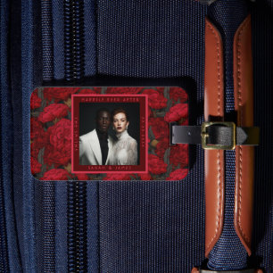 Etiqueta De Bagagem Casamento Sazonal Brilho Cravo Personalizado Glam
