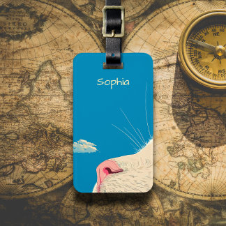 Etiqueta De Bagagem Cat and Cloud