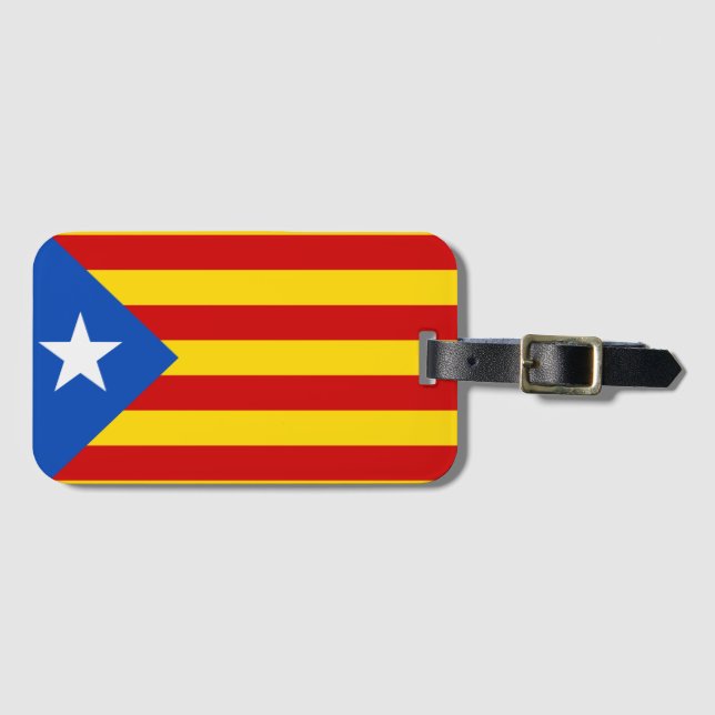 Etiqueta De Bagagem Catalunha (Frente Horizontal)