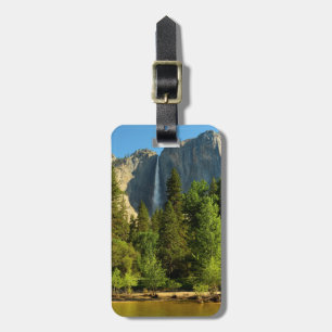 Etiqueta De Bagagem Catarata Superior de Yosemite, Rio Merced, Yosemit