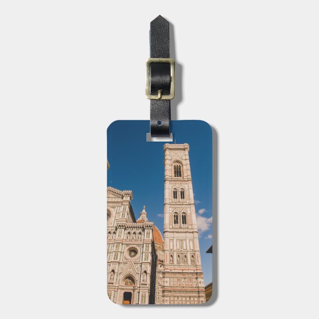 Etiqueta De Bagagem Catedral de Florença (Frente Vertical)