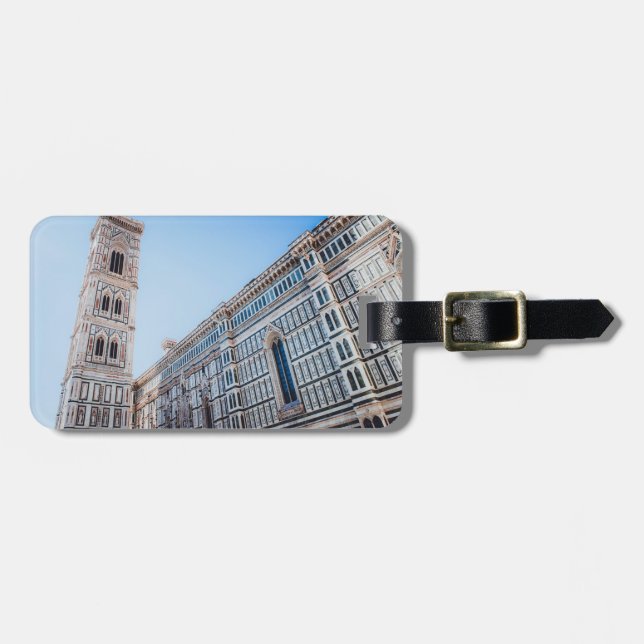 Etiqueta De Bagagem Catedral de Florença (Frente Horizontal)
