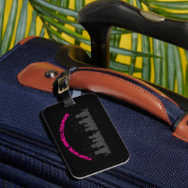 Etiqueta De Bagagem caterwauling Personalize , Luggage Tag