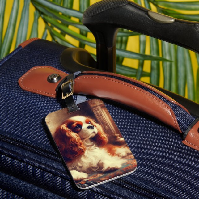 Etiqueta De Bagagem Cavalier King Charles Spaniel (Frente Insitu 1)