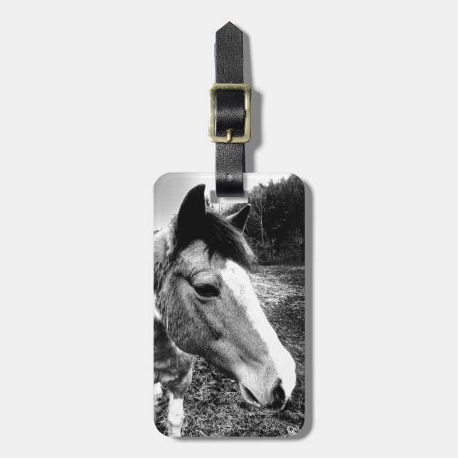 Etiqueta De Bagagem Cavalo (Frente Vertical)