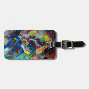 Etiqueta De Bagagem Cavalo abstrato
