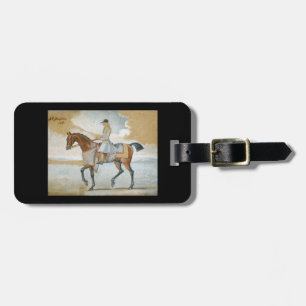 Etiqueta De Bagagem Cavalo árabe equestre do puro-sangue de Godolphin