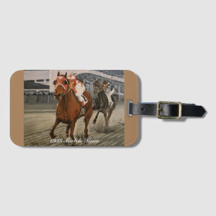 Etiqueta De Bagagem Cavalo Lindo Agrada Proprietários em Corrida Cláss
