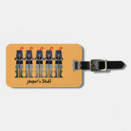 Etiqueta De Bagagem Cavalos