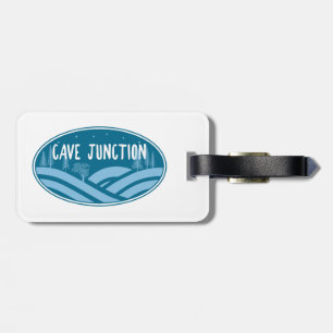 Etiqueta De Bagagem Cave Junction Oregon ao Ar Livre